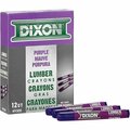 Dixon Ticonderoga Lumber Crayon Hex Purple 49300